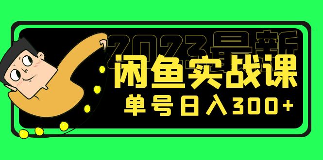 花599买的闲鱼项目：2023最新闲鱼实战课，单号日入300+（7节课）-网亿资源平台
