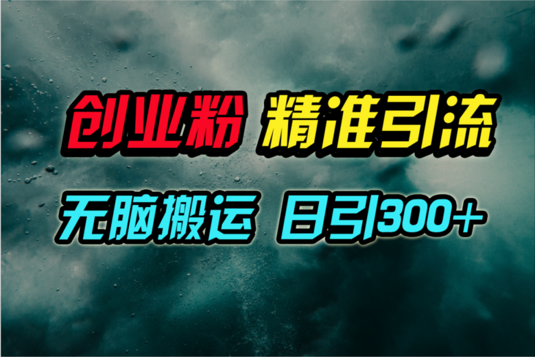 视频号纯搬运日引300+创业粉教程-网亿资源平台