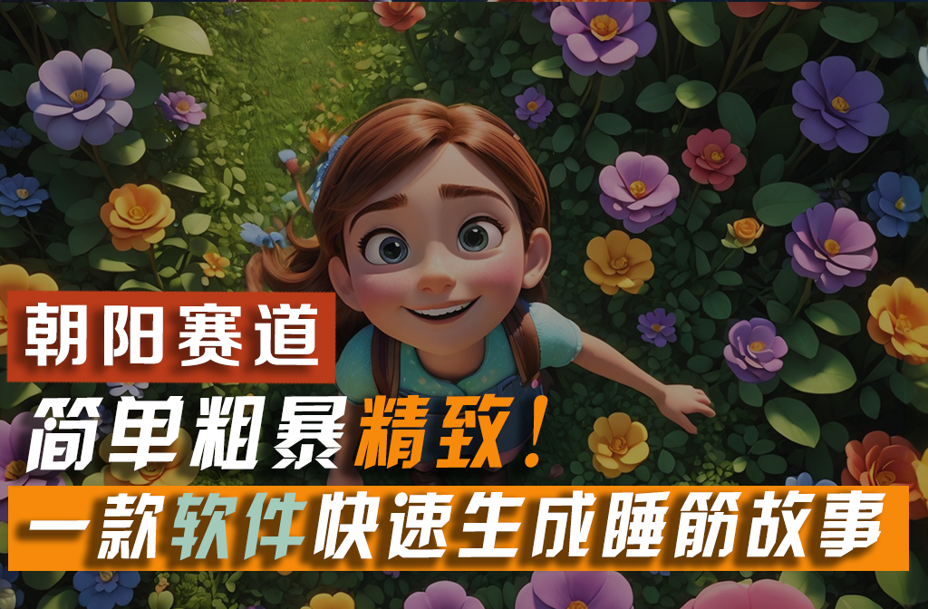 软件5分钟一条爆款睡筋故事，简单粗暴精致！-网亿资源平台