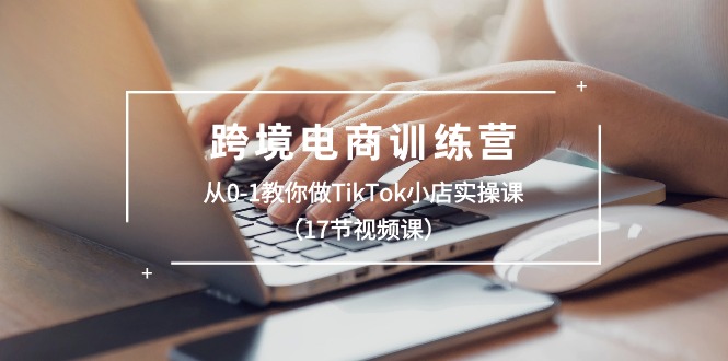 跨境电商训练营：从0-1教你做TikTok小店实操课（17节视频课）-网亿资源平台