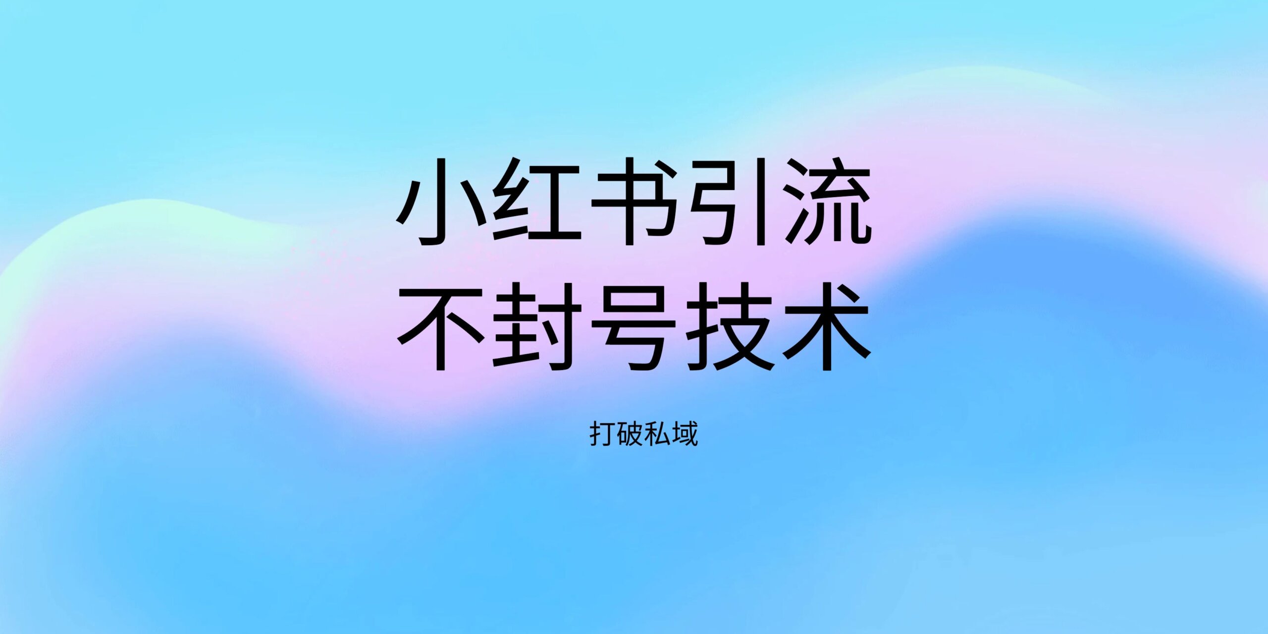 小红书站外引流不封号小技巧，引爆私域流量-网亿资源平台