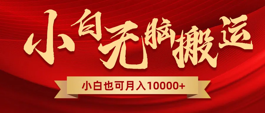 无脑搬运视频，全新平台独占玩法，一个账号每天1000+，多账号轻松扩张！-网亿资源平台