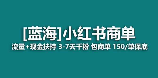 最强蓝海项目，小红书商单！长期稳定，7天变现-网亿资源平台