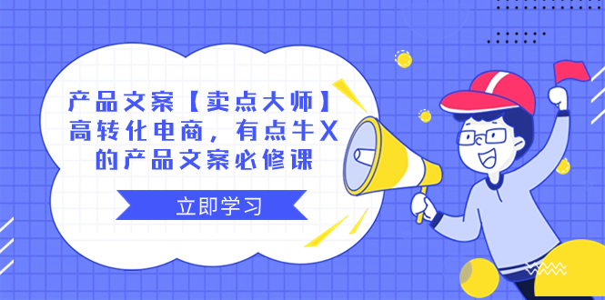 产品文案【卖点 大师】高转化电商，有点牛X-网亿资源平台