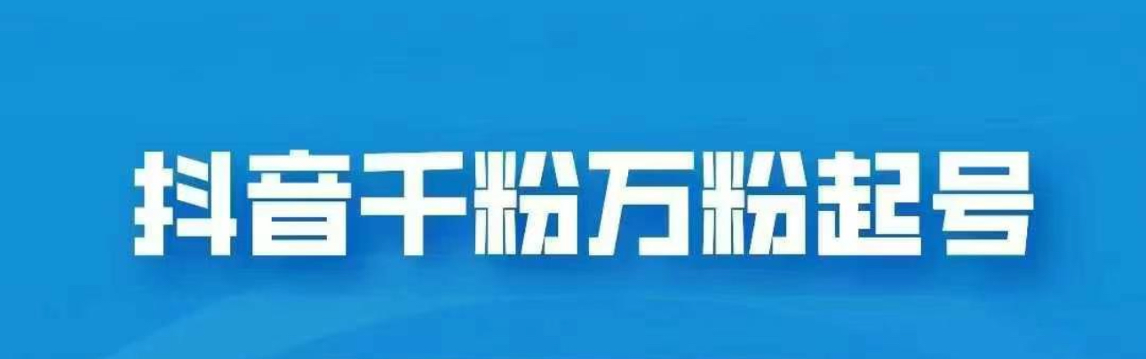 抖音千粉日入1000免费分享-网亿资源平台