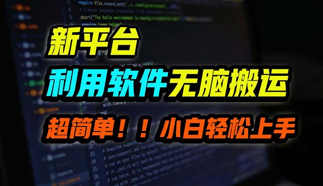 B站平台用软件无脑搬运，月赚10000+，小白也能轻松上手-网亿资源平台
