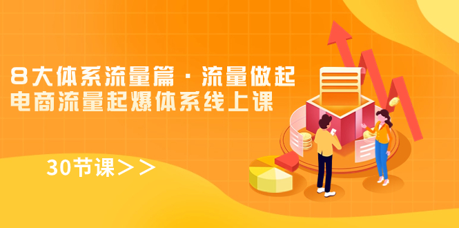 8大体系流量篇·流量做起，电商流量起爆体系线上课（30节课）-网亿资源平台