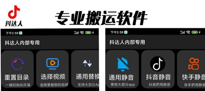 对外收费699抖音傻瓜式一键搬运，起号专用5分钟一个视频《软件+详细教程》-网亿资源平台