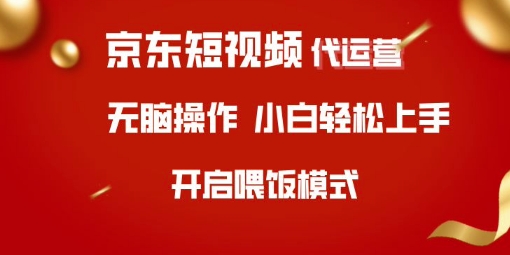 京东短视频代运营，全程喂饭，小白轻松上手【揭秘】-网亿资源平台