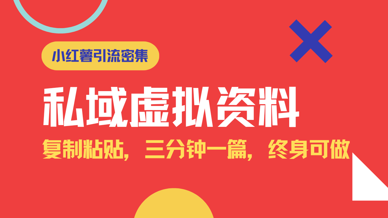 小红书引流私域旅游虚拟资料玩法，复制粘贴，三分钟一篇图文，日入1000…-网亿资源平台