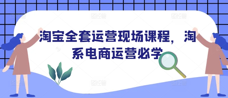 淘宝全套运营现场课程，淘系电商运营必学-网亿资源平台