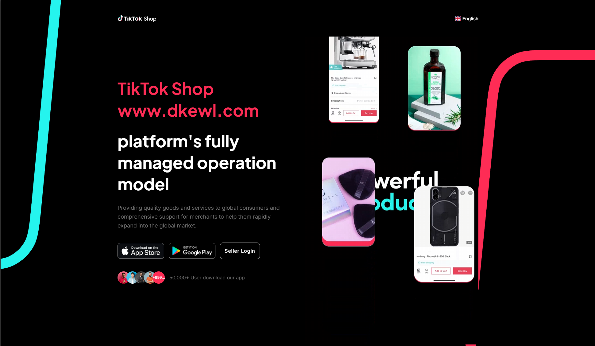 TikTok多语言商城系统源码+落地页 附搭建教程-网亿资源平台